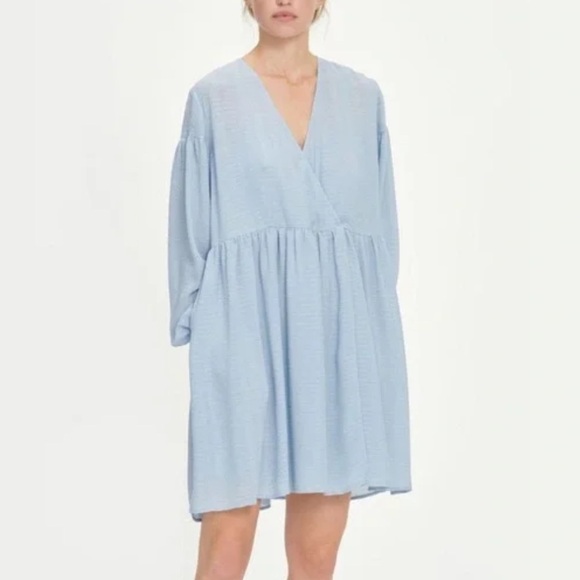 Samsoe Samsoe Blus Jolie Short Surplice Dress Size XL - Picture 1 of 5